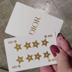 Dior 8 of Stars collectors playing card in magnetic case
